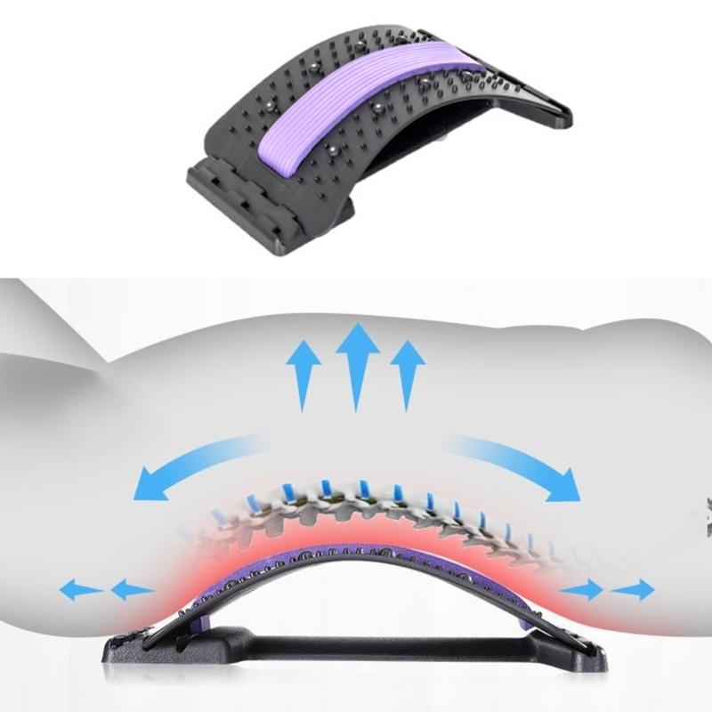 Поясничный облегчающий тренажер Инструмент для растяжки Оборудование для поясничной тракции Поясничный растяжитель Магнитное устройство для поясничной декомпрессии