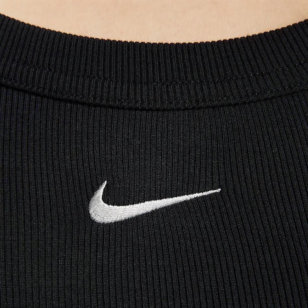 Nike Спортивное платье без рукавов женское Черный/Парусный белый HJ0711-010