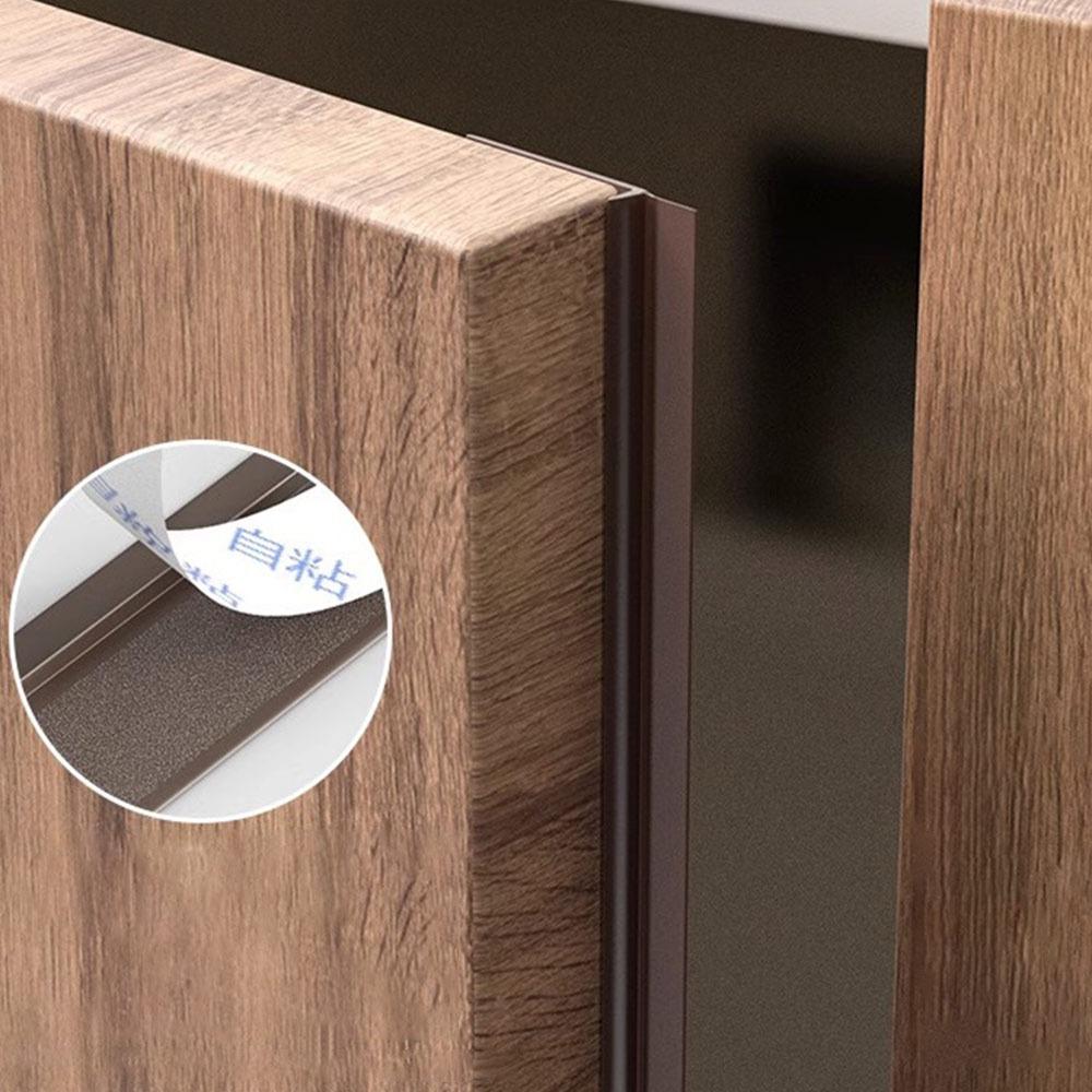 Self-Adhesive Cabinet Door Strip 2.4M/2.8M Blackout Strip Durable Seal Strip  Furniture