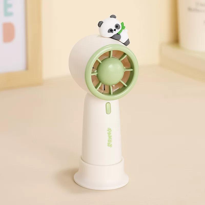 Creative Donut-Shaped Handheld Fan, Cute Cartoon Design, Lightweight and Quiet Mini Fan, Cartoon Cute