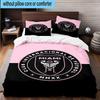 3pcs Inter Fc Emblem Printed Bedding Set Duvet Cover Closure Includes 1 Duvet Cover & 2 Pillowcases Bedding Sets Home Decor Gifts