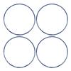 4Pcs 17 Inch Wheels Rim Protector Scratch Protection Self Adhesive Decorative Aluminum Alloy Metal