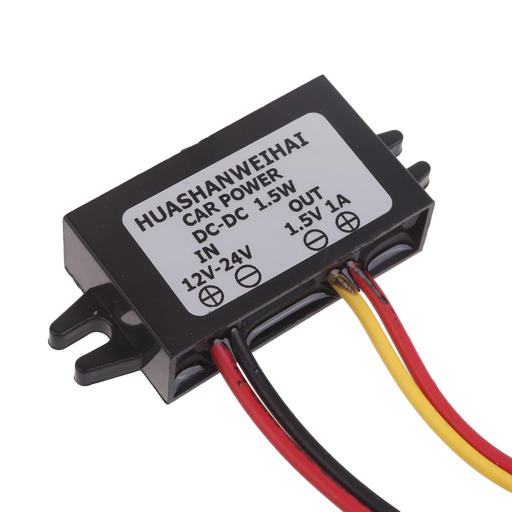 Водонепроницаемый модуль понижающего напряжения 12~24 В до 1,5 В 1 А для электроники 1,5 В, часов и термометров