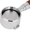 Bottomless Portafilter, Portable 51mm Coffee Bottomless Handle Easy To Use Home Kitchen Bottomless Filter Handle Replacement Accessories for Delonghi
