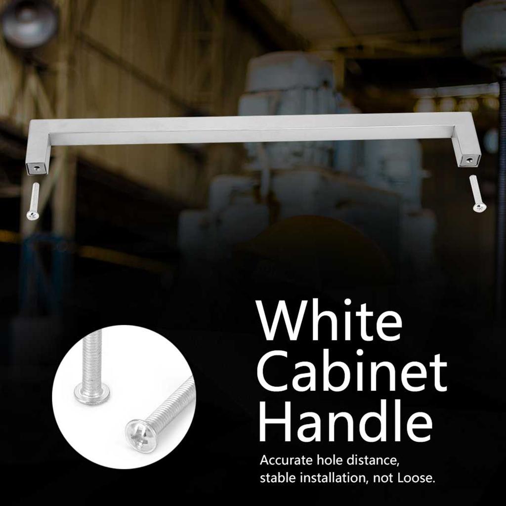 12 мм 304 нержавеющая сталь серебристая ручка для шкафа простой стиль мебель дверной аксессуар(288мм)