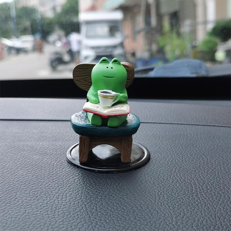 Исцеляющие автомобильные украшения в виде лягушек Закка: Милое украшение интерьера для дома, офиса или автомобиля