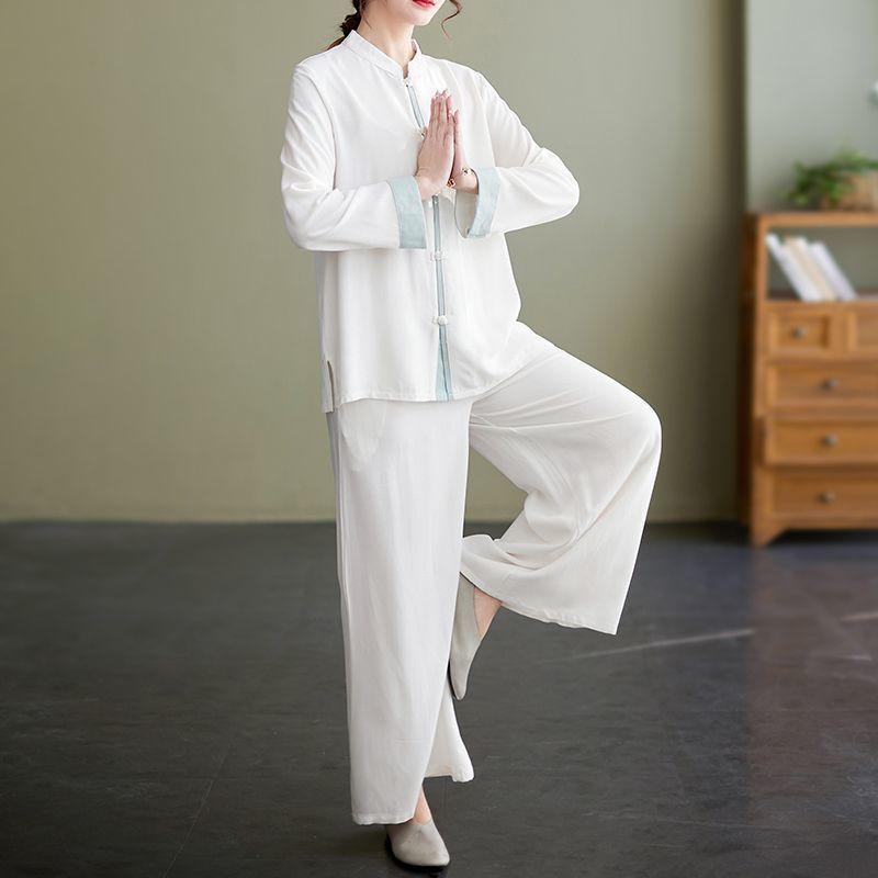 Chinese Tai Chi Suit Loose And Casual Training Suit Two-piece Healthy Morning Exercise Suit