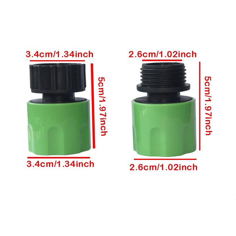 1 шт/5 шт/10 шт Пластиковый быстроразъемный соединитель с внутренней резьбой, быстроразъемный соединитель, набор из 6-точечных быстроразъемных соединений для крана