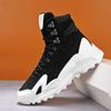2024 Spring Man Casual Shoes Fashion Comfortable Breathable High Top Sneakers For Men Outdoor Non Slip Mens Ankle Boots Platform