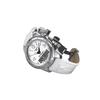 Tissot T Touch II Кварцевые Мужские Часы Часы 43,3 мм Белый Циферблат Титановый Корпус Кожаный Ремешок T047.220.46.016.00
