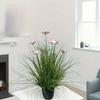 1/2/4 пучка Зеленая уличная искусственная высокая трава Домашний декор Пластиковая свадебная симуляция Цветок Гесанга Украшения для комнаты 50 см