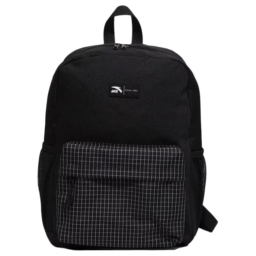 New Anta Life Collection Fabric Backpack Unisex Basic Black 192348151-1