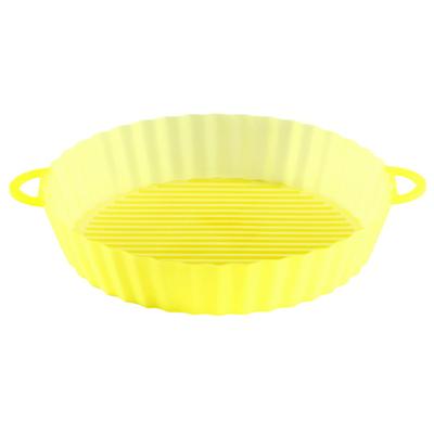 Уникальные долговечные многоразовые пищевые аэрофритюрницы, сменная силиконовая сковорода-гриль для домашней корзины для аэрофритюрниц