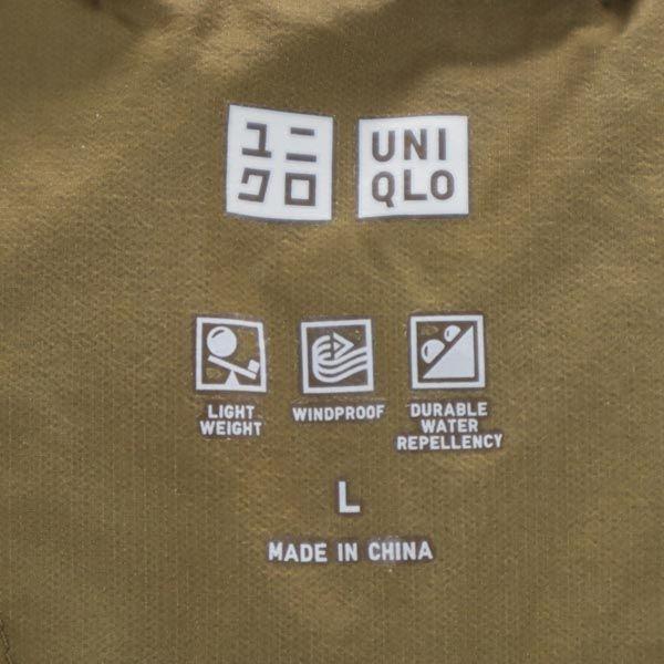 Uniqlo Бесшовная пуховая парка L оливковая Куртка Мужская Б/У