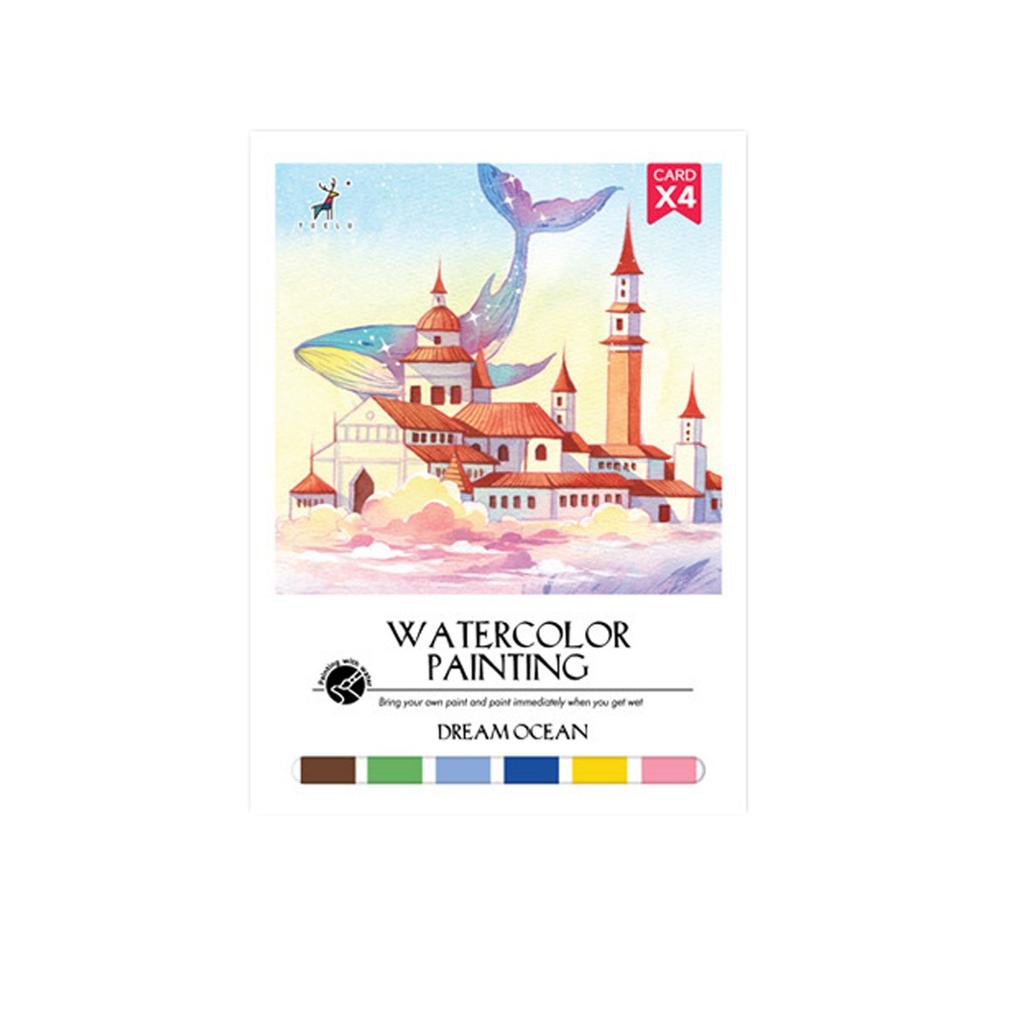 Набор для рисования акварелью, игрушка для путешествий и дня рождения в подарок для подростков и начинающих взрослых