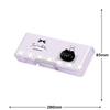 Compact Double-Sided Pen Case - Twinkle Harmony Cat Design