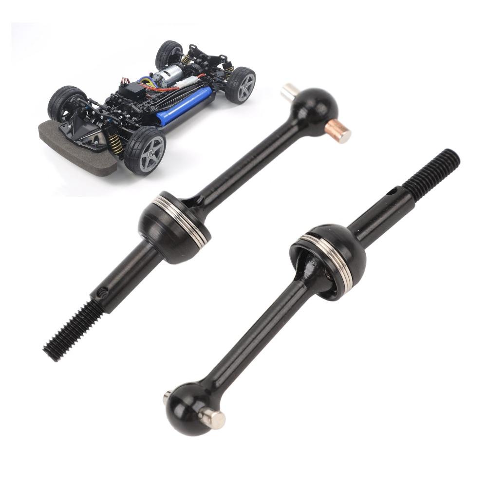 2Pcs Black Universal Drive Shaft for Tamiya TT02/TT01/TT01D/TT01E RC Car For RC Car