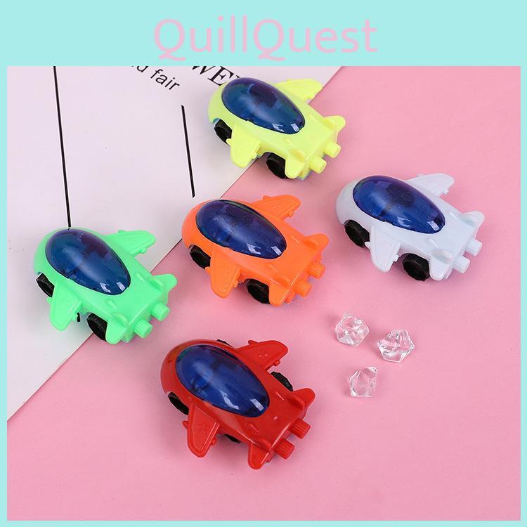 Космический Детский Пластиковый Самолет Игрушка со Скользящей Функцией для Развития Зрительных Навыков и Моторики