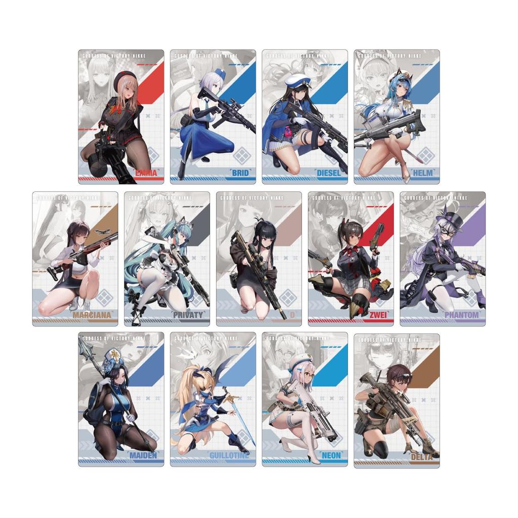 Algernon Products Goddess of NIKKE Gun Girl Metal Card Collection 3 1 Box 72 x 40 x 142mm Paper Victory Vol. Approx.