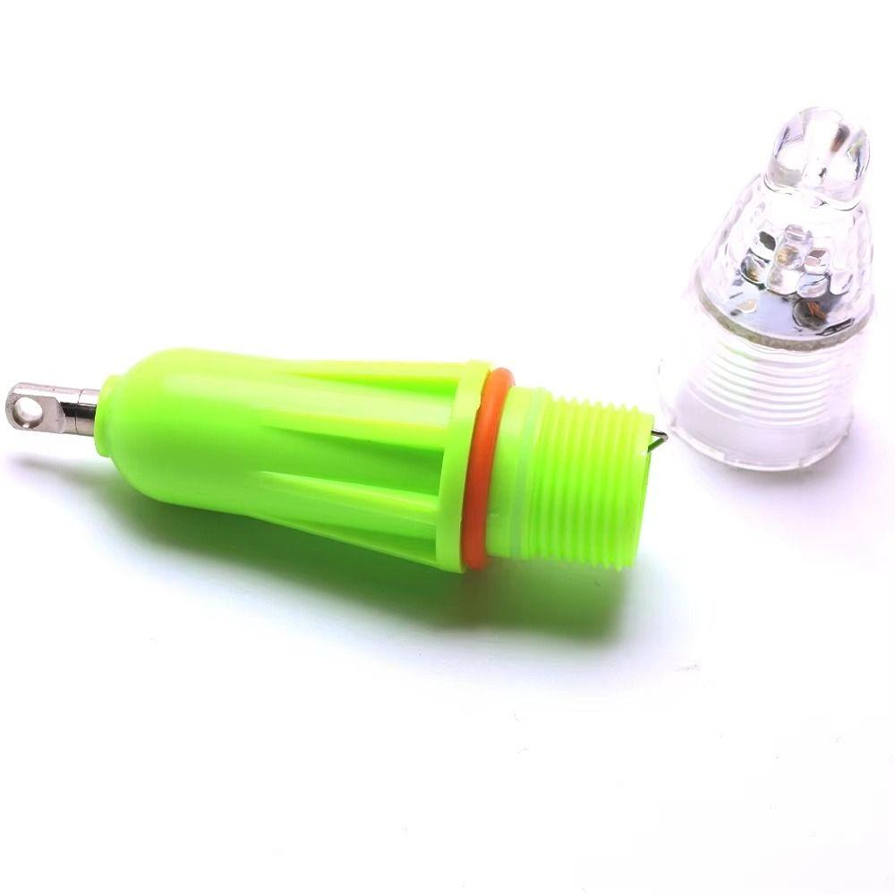 1Pcs PC Underwater Fishing Light 11.5cm Underwater Fish Attraction Light for Night Sea Fishing