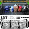SJL4  For Dodge Ram 1500 2500 3500 4500 5500 Pickup Van 3/4 Pocket Cargo Net Trunk Luggage Storage Organiser Mesh Car Accessories
