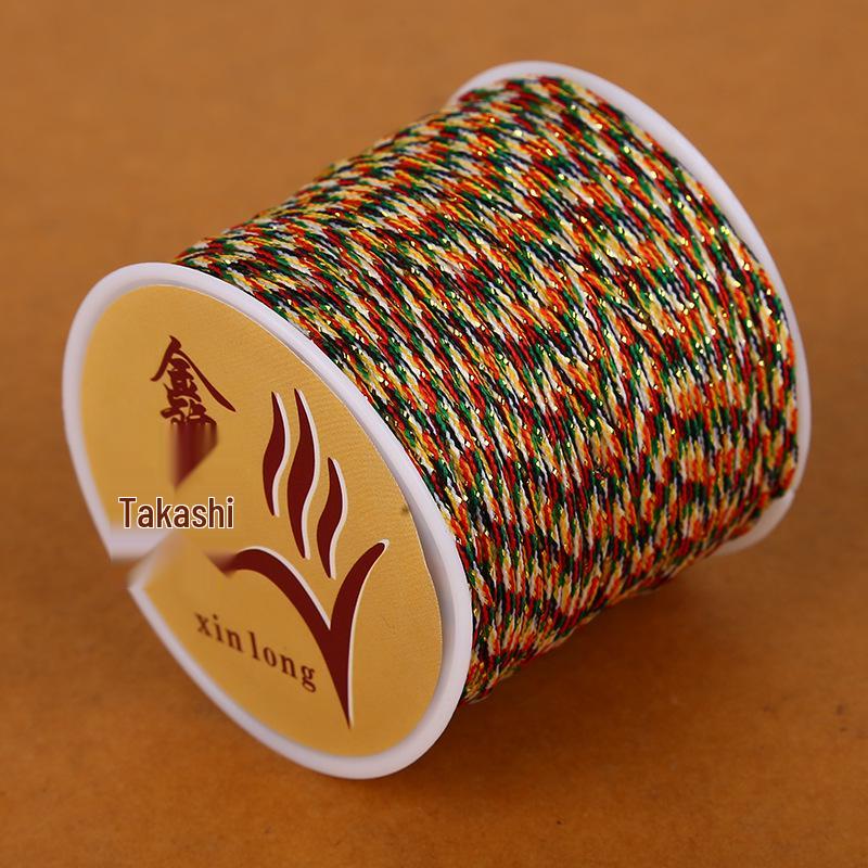 Нет. 72 Нить из нефрита Плетеный шнур Набор материалов для браслета и ожерелья DIY