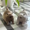1 шт. Статуэтка зевающего кота, Игрушка, Компактный настольный декор для дома, офиса, автомобиля, Идеальный подарок для любителей кошек