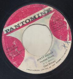 7-дюймовая пластинка GLEN BROWN Dirty Harry NONE Pantomine Jamaica Reggae Ska Dub Б/у