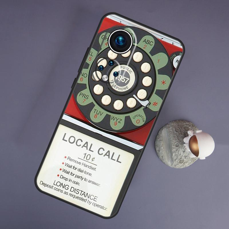 Ретро Телефон Дисковый Набор Для Huawei Honor Magic 5 Lite 70 50 X8 X9 a P20 P30 P40 P50 P60 Pro P Smart Nova 9 5T Чехол