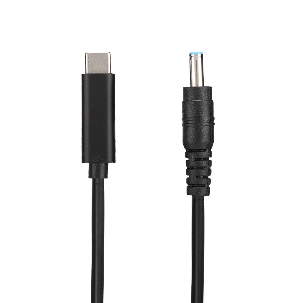 Кабель с разъемами DC 19 В 65 Вт PD Индукционный чип Кабель USB на DC 4,5 мм x 3,0 мм Выход для HP TYPE C
