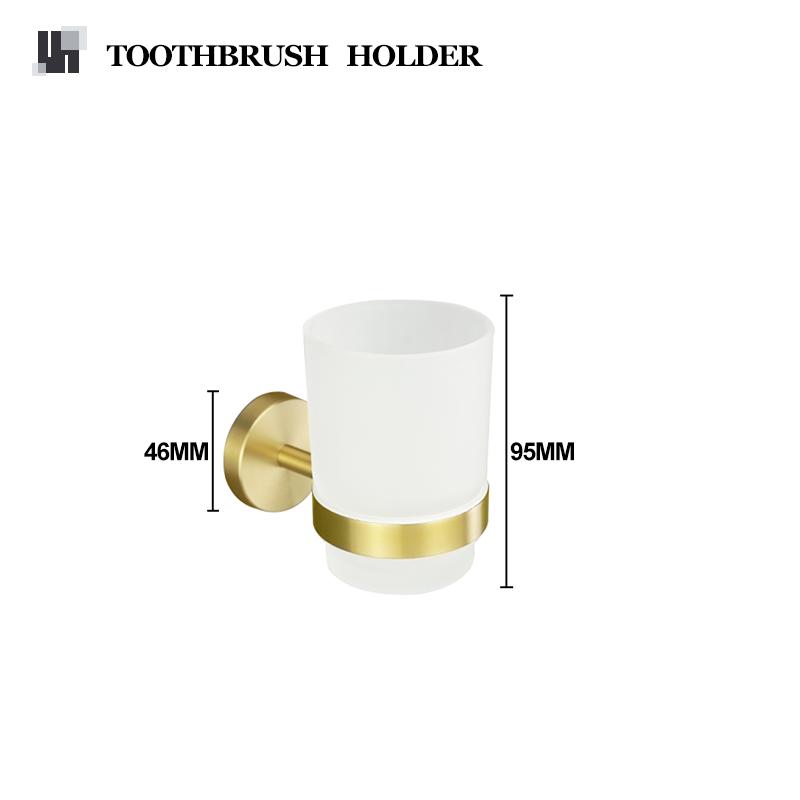Аксессуары для ванной комнаты из матового золота, настенный держатель для туалетной бумаги, держатель для полотенец, подстаканник, ершик для унитаза, фурнитура, подвеска