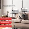 Retractable Floor Projector Stand with Metal Tray for Home & Office