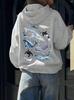 2025 Women's Casual Marine Animal Print Hoodie