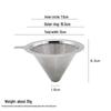 Ultra-Fine Coffee Filter Set: Hand Brew Cup with Free Filter Paper and Funnel