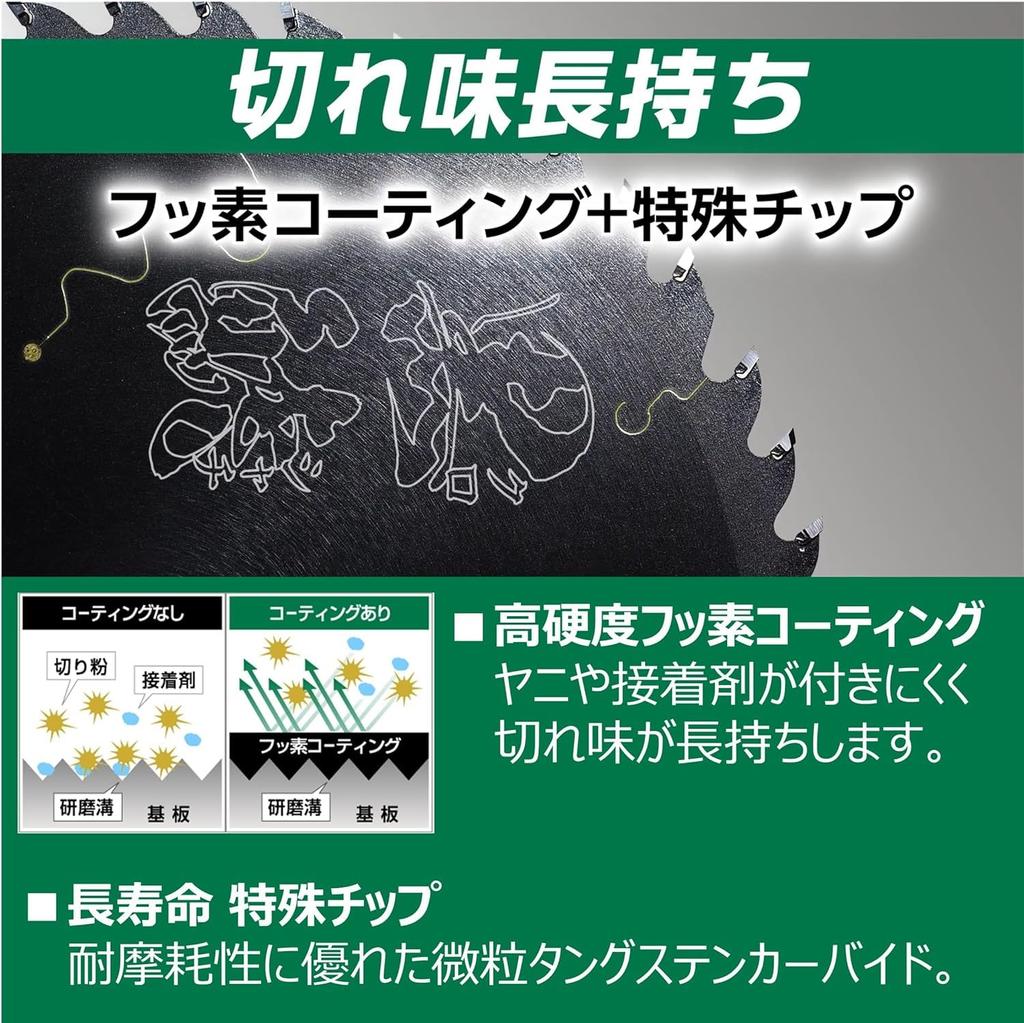 HiKOKI Пильный диск Super Tip для торцовочных пил 75, Kuroshachi, 190 мм, зубья, 0037-7182