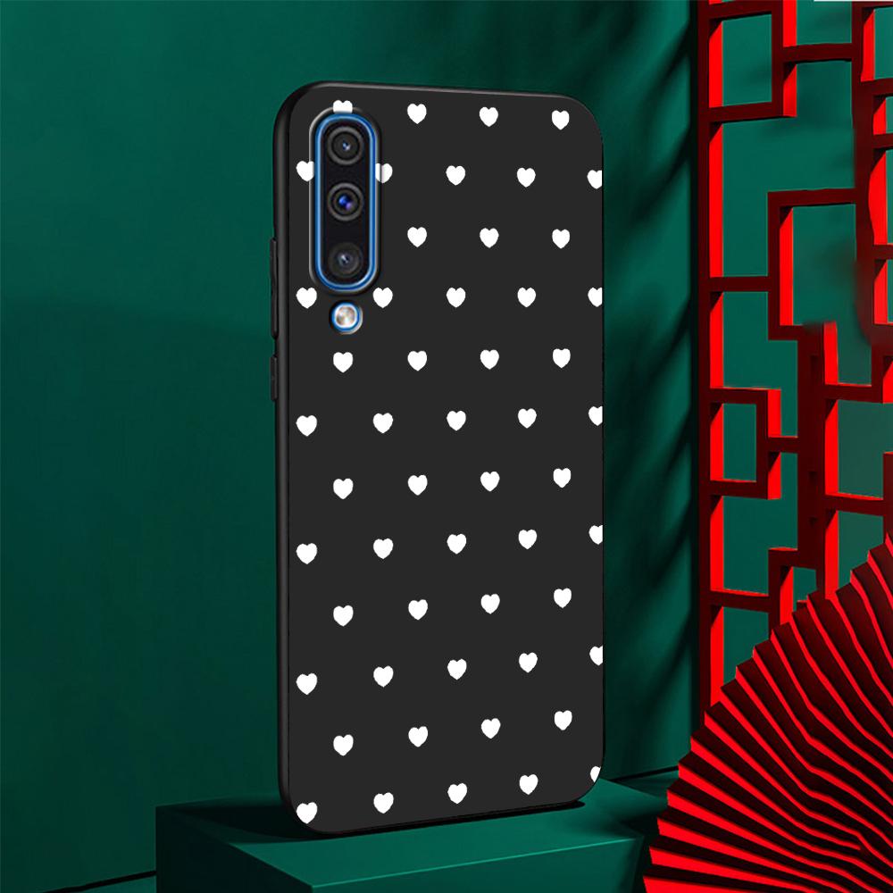 Милый чехол Love Heath для Samsung Galaxy A50 A10 A70 A30 A20s A20e A40 A10s A10e A90 5G A30s A60 A20, черный силиконовый чехол для телефона