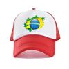 Men Women Football Brazil Team Snapback Cap 2018 Brazil Fan Soccer Sports Cap Yellow Green Brazil National Parrot Flag Hat YY456