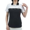 Golf Short Sleeve Polo Shirt Quick X Black 1 [New Balance] Women's (Sweat Absorbent, Drying, Stretch) / 012-4160501 010_White [M]