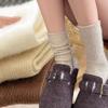 Thermal Wool Cashmere Socks Thicken Knitted Crew Socks 2025 Floor Sleeping Socks