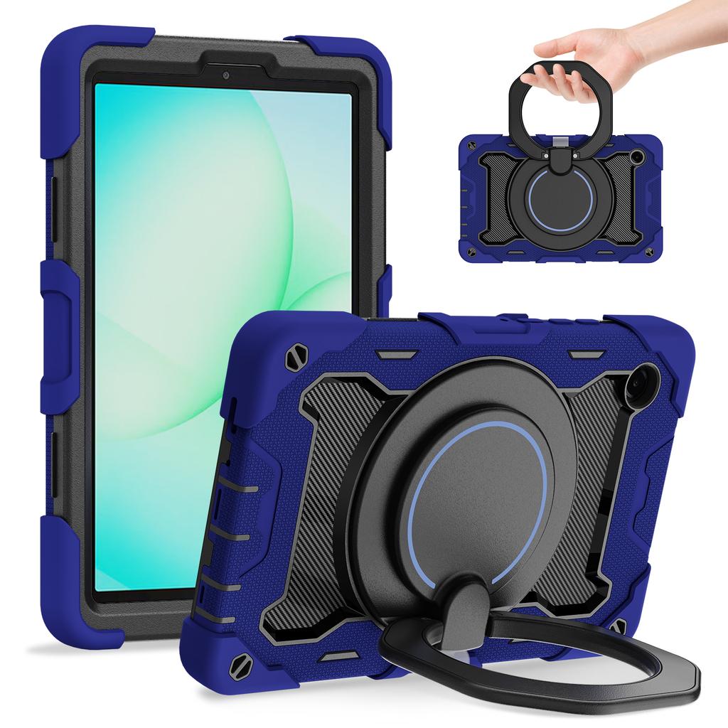 For Samsung Galaxy Tab A11 Case with Kickstand PC + Silicone Shockproof Rugged Tablet Cover