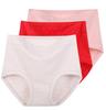 3pcs High Waist Briefs Women's Underwear Panties Cotton Plus Size Lingeries Breathable Underpants