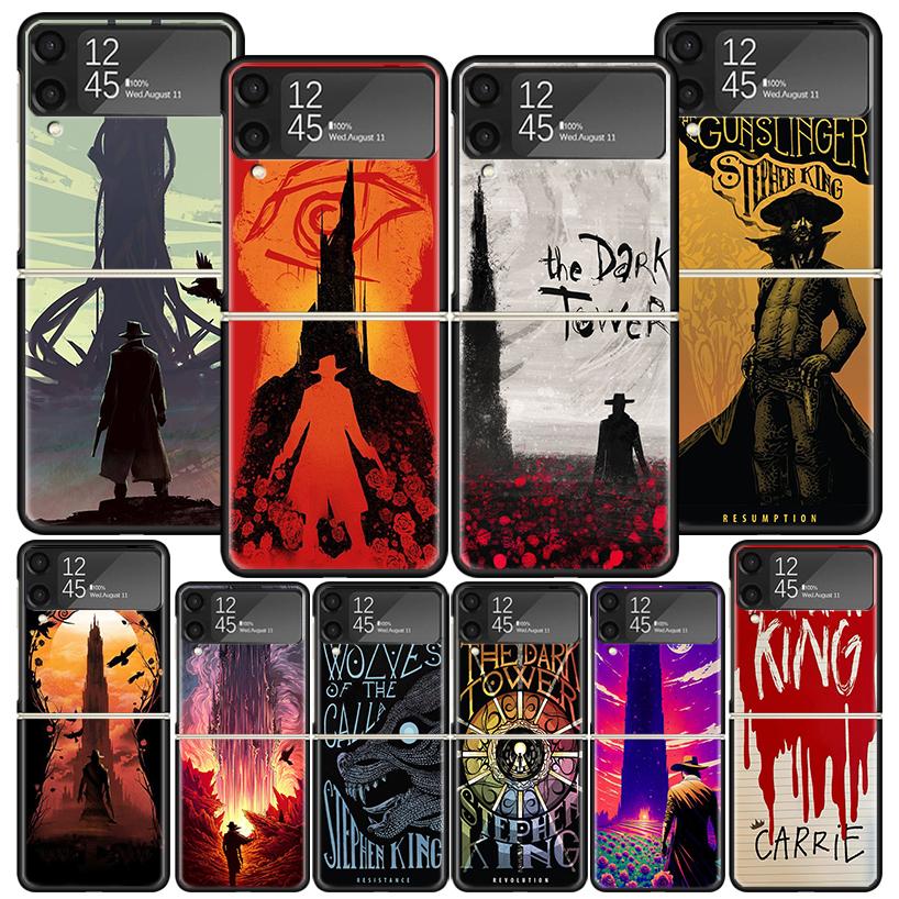 Stephen King The Dark Tower Phone Case For Samsung Z Flip 7 6 5 4 3 Galaxy ZFlip7 ZFlip6 ZFlip5 ZFlip4 ZFlip3 5G Print Cover