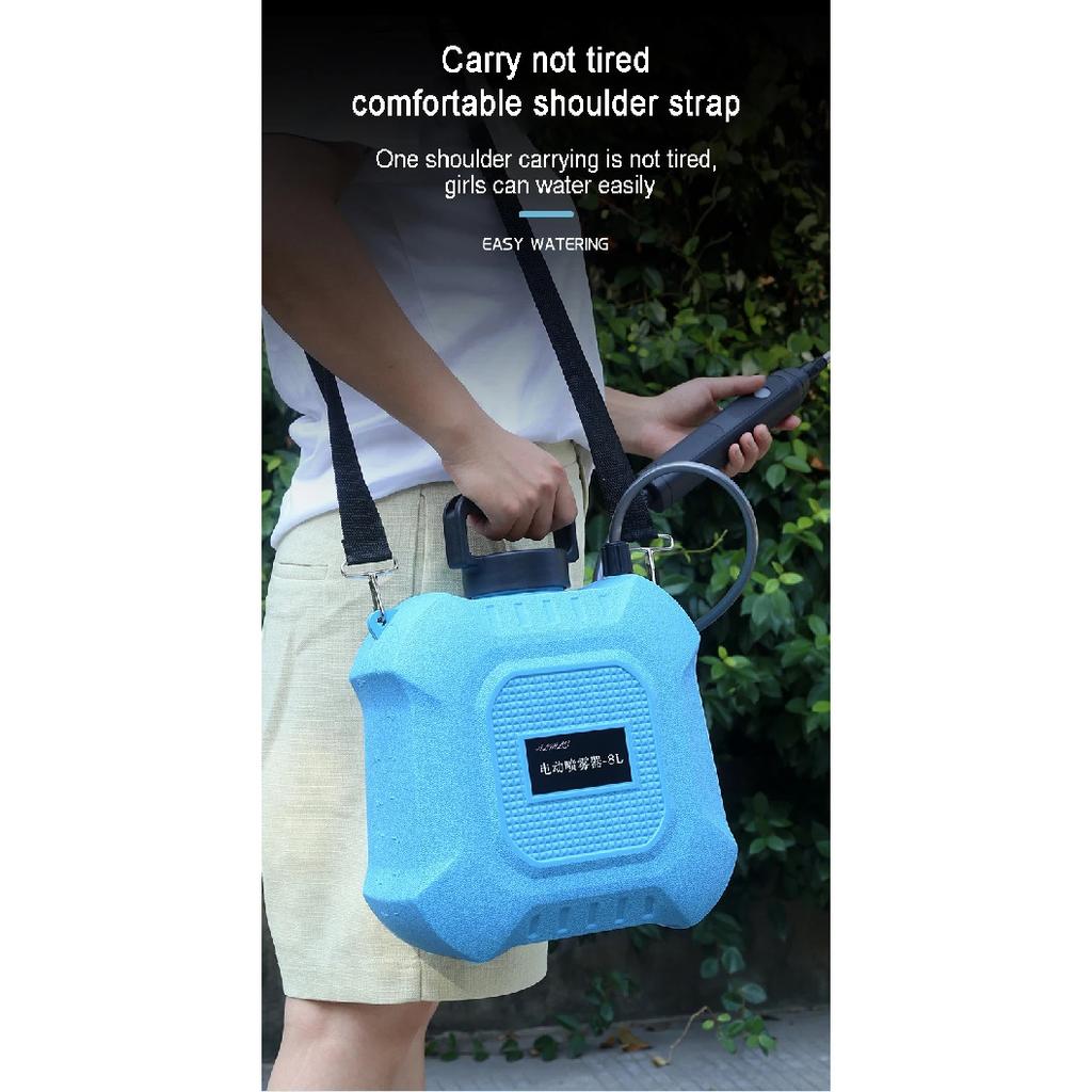 5L/8L USB Rechargeable Electric Watering Can Portable Lawn and Garden Watering Disinfection Sprayer Horticultural Farm Tools