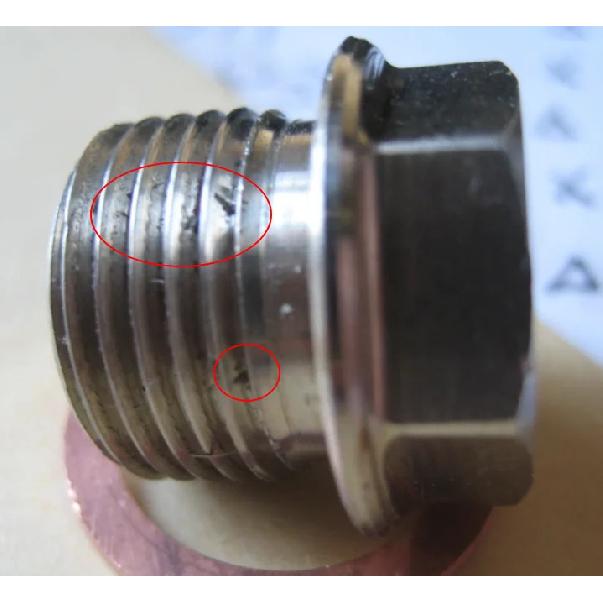 New Stainless Steel Magnetic Oil Drain Plug M12x1.25 M14x1.5 M16x1.5 M18x1.5 Oil Drain Sump Nut Auto Parts Silver OS-1003-M12