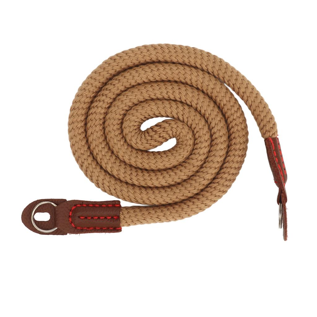 Cotton Artistic Simple Camera Strap Vintage Round Cord Camera Neck Strap for Retro Mini DSLR Camera