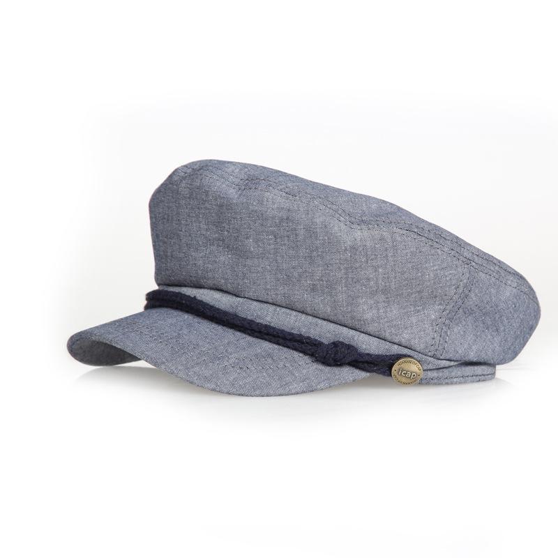 European Vintage Driver Cap School Style Flat Newsboy Hat Women Violinist Hat Spring Autumn