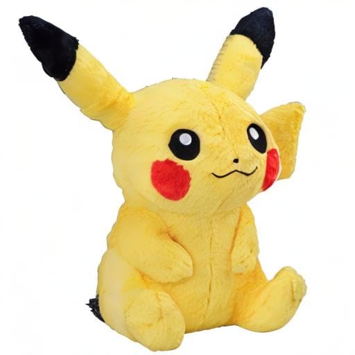 Pokémon Center Original Large Fluffy Plush Toy Pikachu 44 X 40 X 25 (H X W X D: Cm)