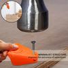 Plastic Material Angle Bracket Hand Protecting Nail Fixer Anti Slip Fixer  Safe Hammering