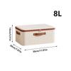 Clothes Storage Bins Foldable Large Capacity Breathable Cloth Box Cloth Storage Cubes for Sweater Towel Dress Home Living Room