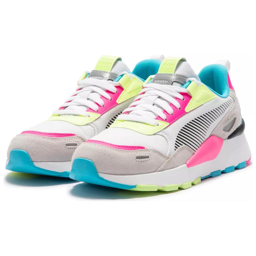 Puma Ткань Rs 3.0 Спилок коровьей кожи Синтетическая кожа Удобные Универсальные Амортизирующие Износостойкие Низкий верх Кроссовки унисекс 392774-03